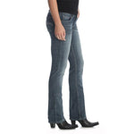Wrangler Women's Mid-Rise Essential Straight Leg Jean
