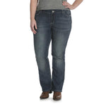 Wrangler Women's Mid-Rise Essential Straight Leg Jean