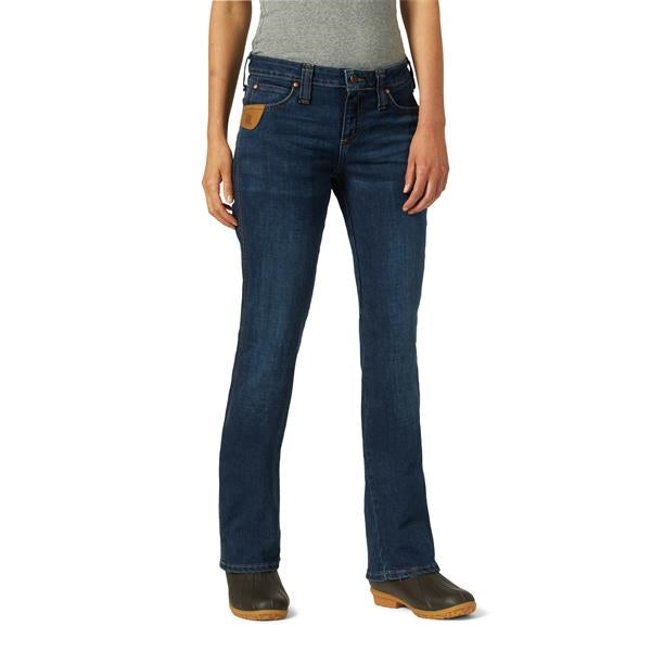 Wrangler Women's Riggs Regular Fit 5 Pocket Boot Cut Jean