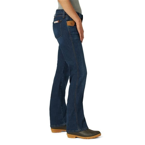 Wrangler Women's Riggs Regular Fit 5 Pocket Boot Cut Jean