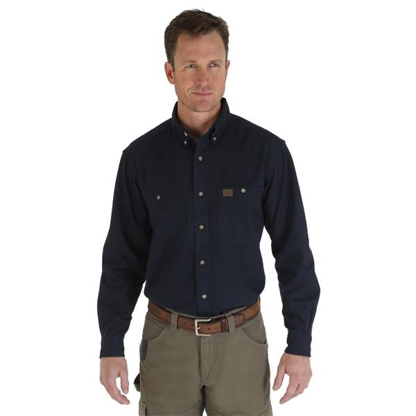 Wrangler Riggs Workwear Long Sleeve Twill Work Shirt