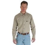 Wrangler Riggs Workwear Long Sleeve Twill Work Shirt