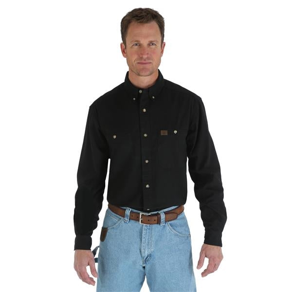 Wrangler Riggs Workwear Long Sleeve Twill Work Shirt