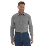 Wrangler FR Flame Resistant Long Sleeve Western Workshirt