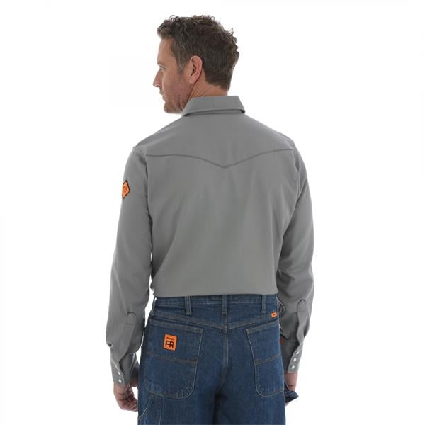 Wrangler FR Flame Resistant Long Sleeve Western Workshirt