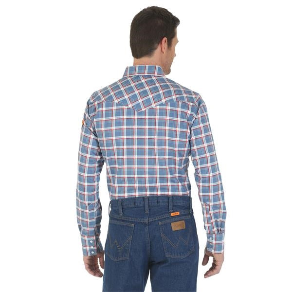 Wrangler FR Flame Resistant Long Sleeve Western Workshirt
