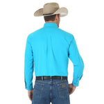 Wrangler George Strait Solid Long Sleeve Twill Shirt