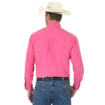 Wrangler George Strait Solid Long Sleeve Twill Shirt
