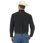 Wrangler George Strait Solid Long Sleeve Twill Shirt