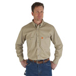 Wrangler FR Flame Resistant Long Sleeve Work Shirt