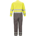 Bulwark Men's FR Lightweight Deluxe Hi-Vis CB Coverall