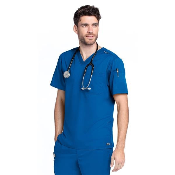 Barco Grey's Anatomy Men's 2-Pocket Evan V-Neck Scrub Top