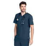 Barco Grey's Anatomy Men's 2-Pocket Evan V-Neck Scrub Top