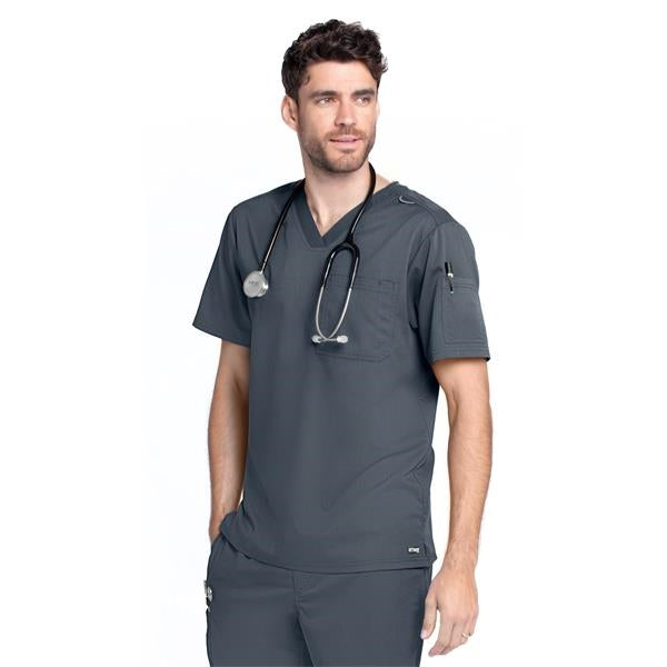 Barco Grey's Anatomy Men's 2-Pocket Evan V-Neck Scrub Top